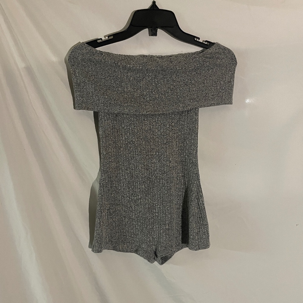 Off-the-shoulder romper